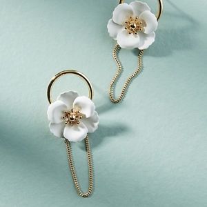 Anthropologie - Beaumont Hooped Post Earrings